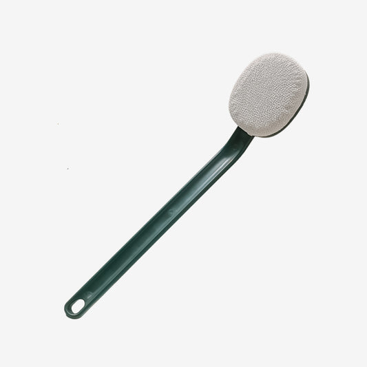 Shower Scrubber with 3 Replaceable Abrasive Grit Sizes